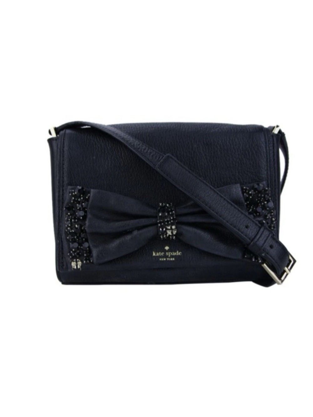 KATE SPADE NEW YORK Black Leather Shea Manor Place Bag